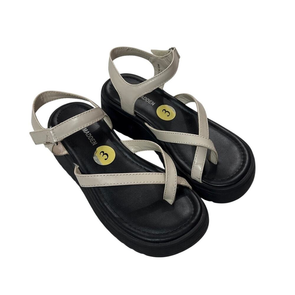 Steve Madden Kids Girls 3 Youth Platform Sandals Strappy Chunky Summer Vacation